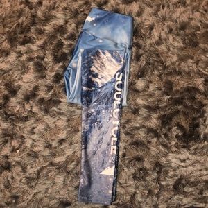 SoulCycle Blue Mountain Print Leggings